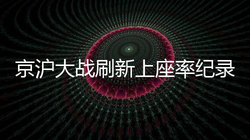 京沪大战刷新上座率纪录在望 全场TIFO将震撼展现