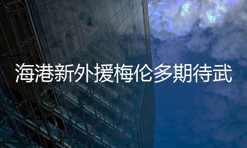 海港新外援梅伦多期待武磊尽快回归